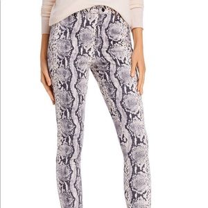 Sunset & Spring Snake Print Skinny Pants - Size Small